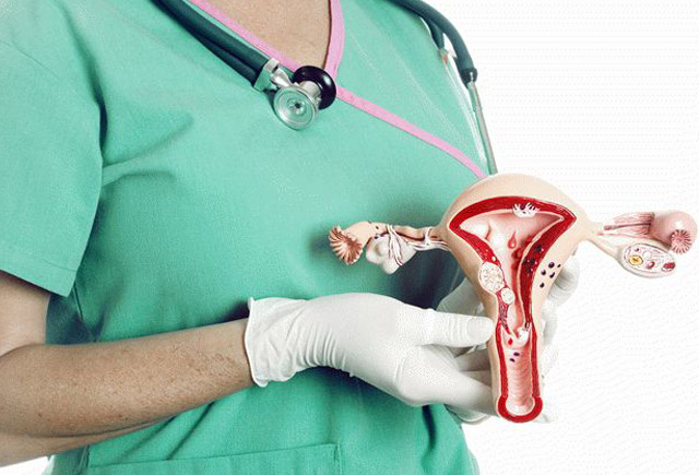 Usaqliq sallanmasinin vaginal usulla emeliyyati ve mualicesi