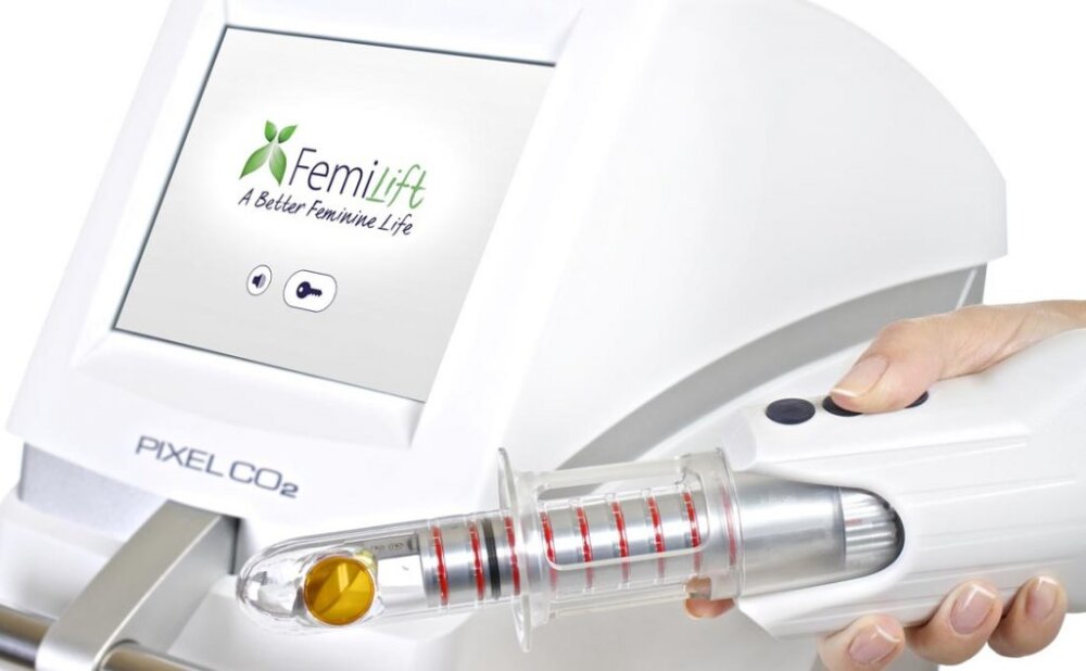 Femilift lazer ile vagina sixlasdirma, vagina daraltma